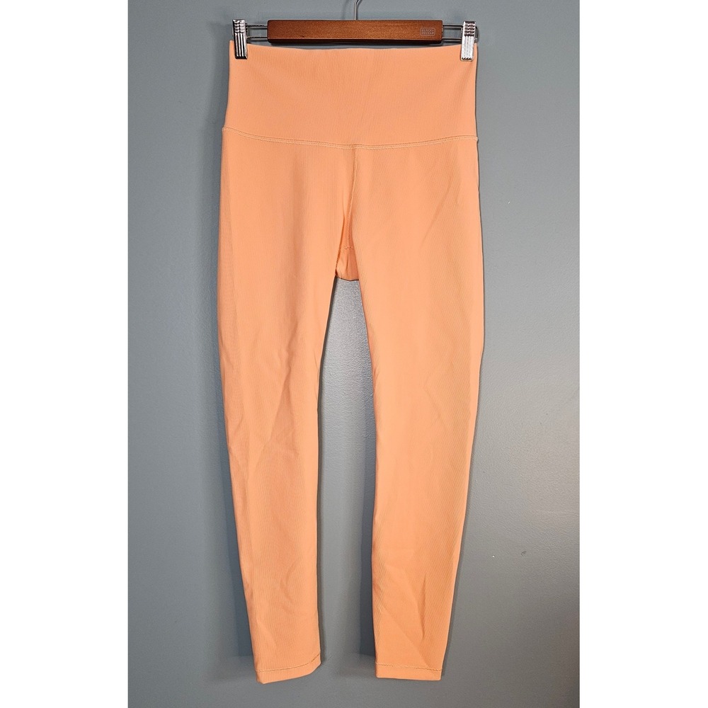 NWT CALIA Carrie Underwood Women's Medium High Rise 7/8 Rib Legging Apricot Wash - Picture 1 of 6